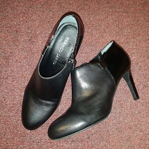 Black Franco Sarto "Frama" Heel Booties